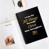 ''I can do all things through Christ...'' Black Notebook
