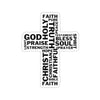 ''God Cross'' Stickers - H.O.Y (Humans Of Yahweh)