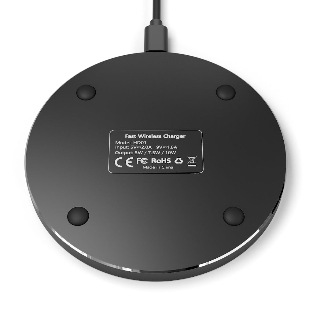 ''God is my wireless provider'' Black Wireless Charger