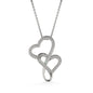 To My Wife - Double Hearts Necklace - H.O.Y (Humans Of Yahweh)