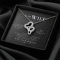 To My Wife - Double Hearts Necklace - H.O.Y (Humans Of Yahweh)