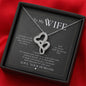 To My Wife - Double Hearts Necklace - H.O.Y (Humans Of Yahweh)