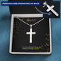 Luke 1:37 ''Faith Makes All Things Possible'' - Military Style Ball Chain