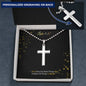Luke 1:37 ''Faith Makes All Things Possible'' - Military Style Ball Chain