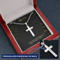 Luke 1:37 ''Faith Makes All Things Possible'' - Military Style Ball Chain