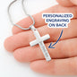 Luke 1:37 ''Faith Makes All Things Possible'' - Snake Chain