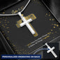 Luke 1:37 ''Faith Makes All Things Possible'' - Snake Chain
