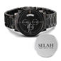 SELAH (Pause - Reflect - Praise) Engraved Black Watch