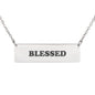 Blessed Bar Necklace