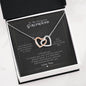To My Gorgeous Girlfriend - Interlocked Hearts Necklace - H.O.Y (Humans Of Yahweh)