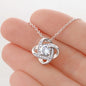 To My Gorgeous Girlfriend - Love Knot Necklace - H.O.Y (Humans Of Yahweh)