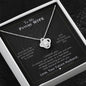 To My Future Wife - Love Knot Necklace - H.O.Y (Humans Of Yahweh)