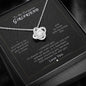 To My Gorgeous Girlfriend - Love Knot Necklace - H.O.Y (Humans Of Yahweh)