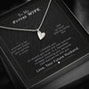 To My Future Wife - Sweet Heart Necklace - H.O.Y (Humans Of Yahweh)