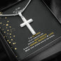To My Fiancé - Cross Necklace - H.O.Y (Humans Of Yahweh)