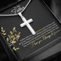 To My Father - Cross Necklace - H.O.Y (Humans Of Yahweh)