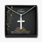 To My Fiancé - Cross Necklace - H.O.Y (Humans Of Yahweh)