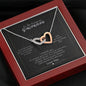 To My Gorgeous Girlfriend - Interlocked Hearts Necklace - H.O.Y (Humans Of Yahweh)