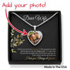 Dear Wife - Customized Heart Necklace - H.O.Y (Humans Of Yahweh)