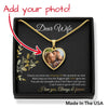 Dear Wife - Customized Heart Necklace - H.O.Y (Humans Of Yahweh)