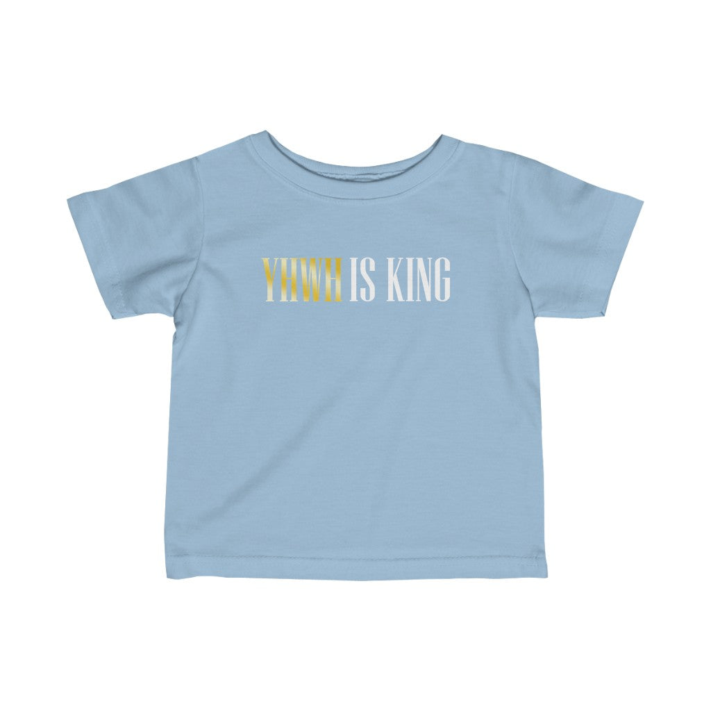 ''YHWH is KING'' Gold Edition Infant Tee - H.O.Y (Humans Of Yahweh)
