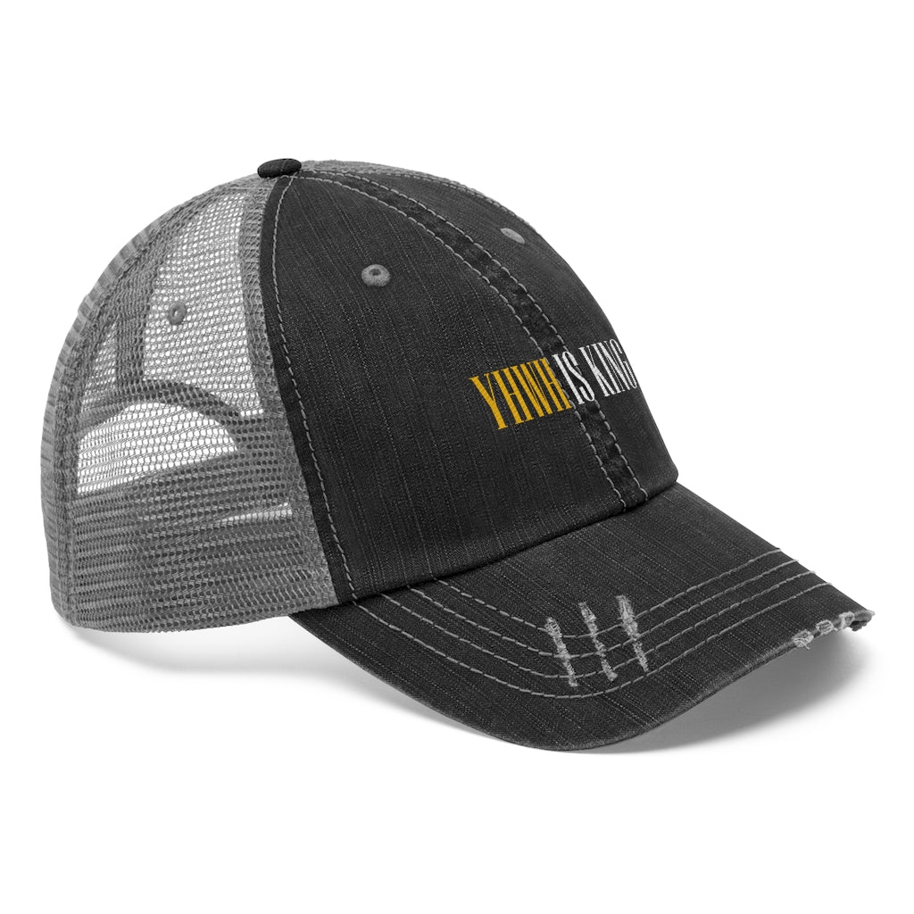 YHWH is KING Trucker Hat - H.O.Y (Humans Of Yahweh)