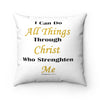 Philippians 4:13 Pillow