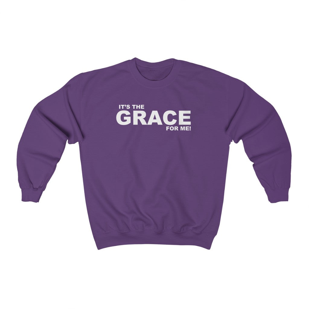 ''Its the GRACE for me!'' Crewneck Sweatshirt - H.O.Y (Humans Of Yahweh)