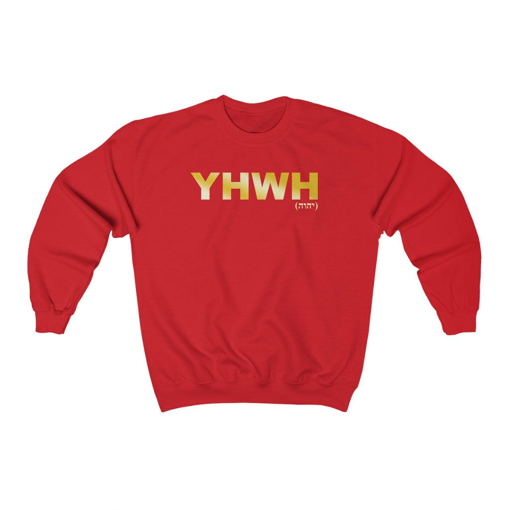 ''YHWH'' Gold Edition Crewneck Sweatshirt - H.O.Y (Humans Of Yahweh)