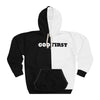 Load image into Gallery viewer, &#39;&#39;God First&#39;&#39; Black&amp;White Hoodie - H.O.Y (Humans Of Yahweh)