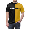 Load image into Gallery viewer, &#39;&#39;God First&#39;&#39; Black&amp;Yellow Tee - H.O.Y (Humans Of Yahweh)