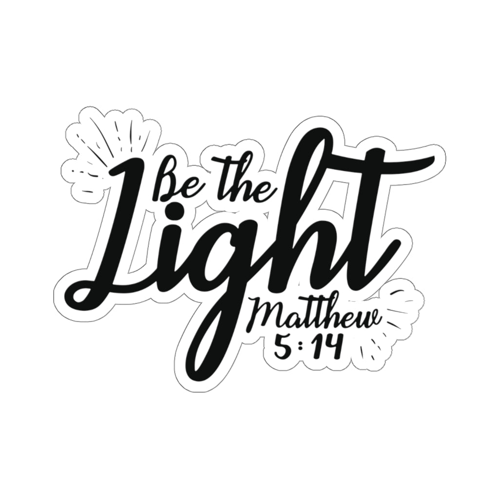 ''Be the light - Matthew 5:14'' Stickers - H.O.Y (Humans Of Yahweh)