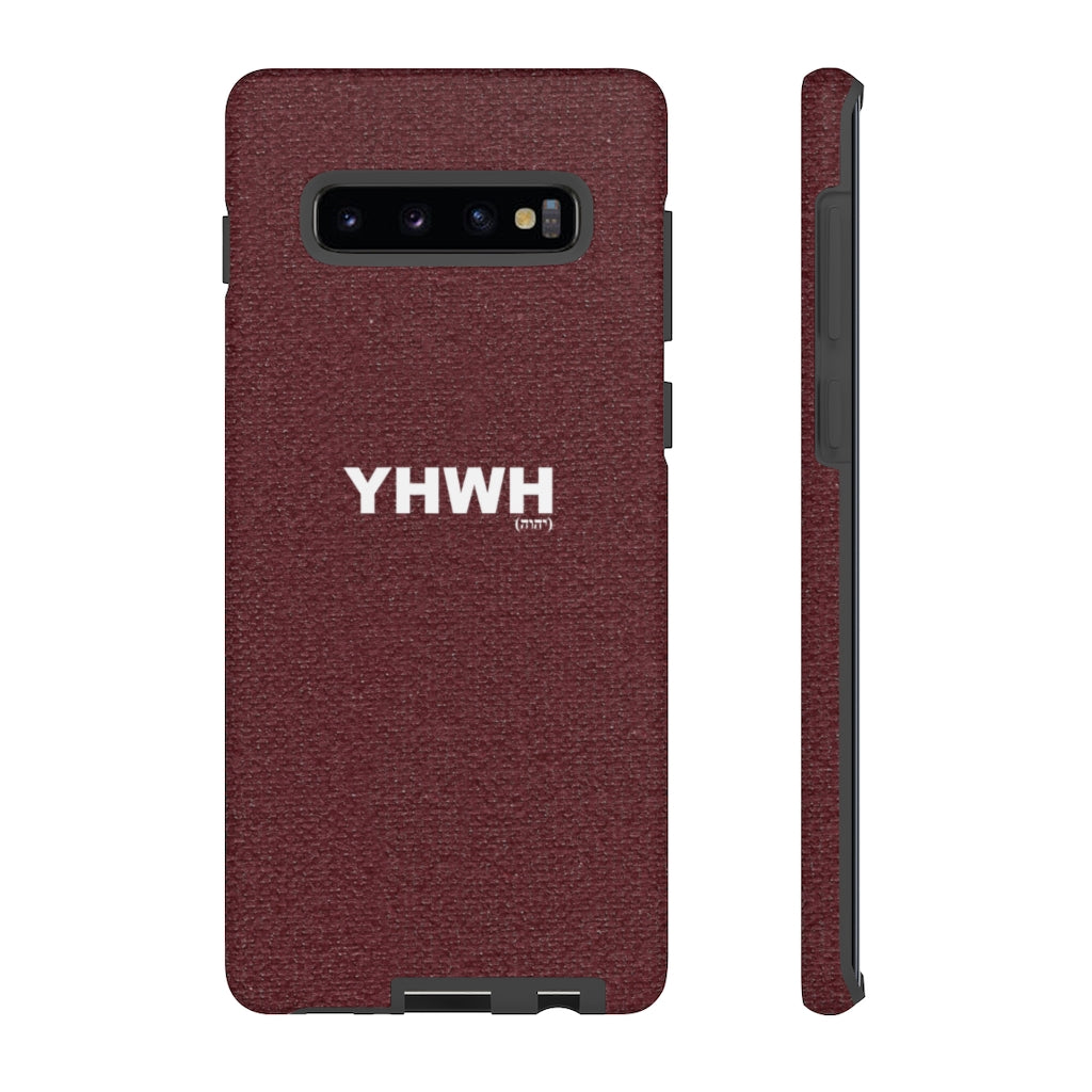 Burgundy - YHWH Phone Case