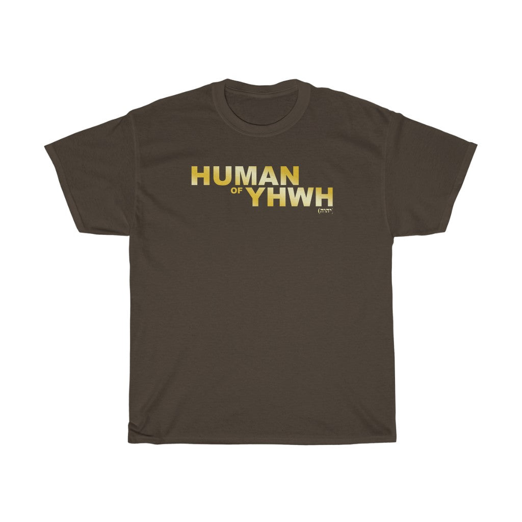 ''Human of YHWH'' Gold Edition Tee - H.O.Y (Humans Of Yahweh)