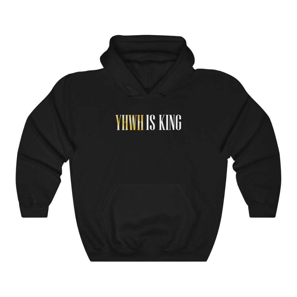 ''YHWH is KING'' Gold Edition Hoodie - H.O.Y (Humans Of Yahweh)