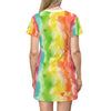 Load image into Gallery viewer, &#39;&#39;YHWH x יהוה‎&#39;&#39; Warm Tie-Dye T-Shirt Dress - H.O.Y (Humans Of Yahweh)