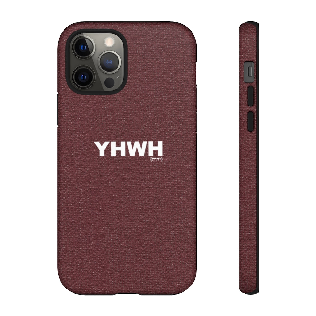 Burgundy - YHWH Phone Case