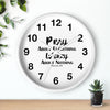 Load image into Gallery viewer, &#39;&#39;Philippians 4:6&#39;&#39; Wall clock