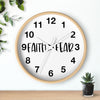 Load image into Gallery viewer, Faith Over Fear Wall clock