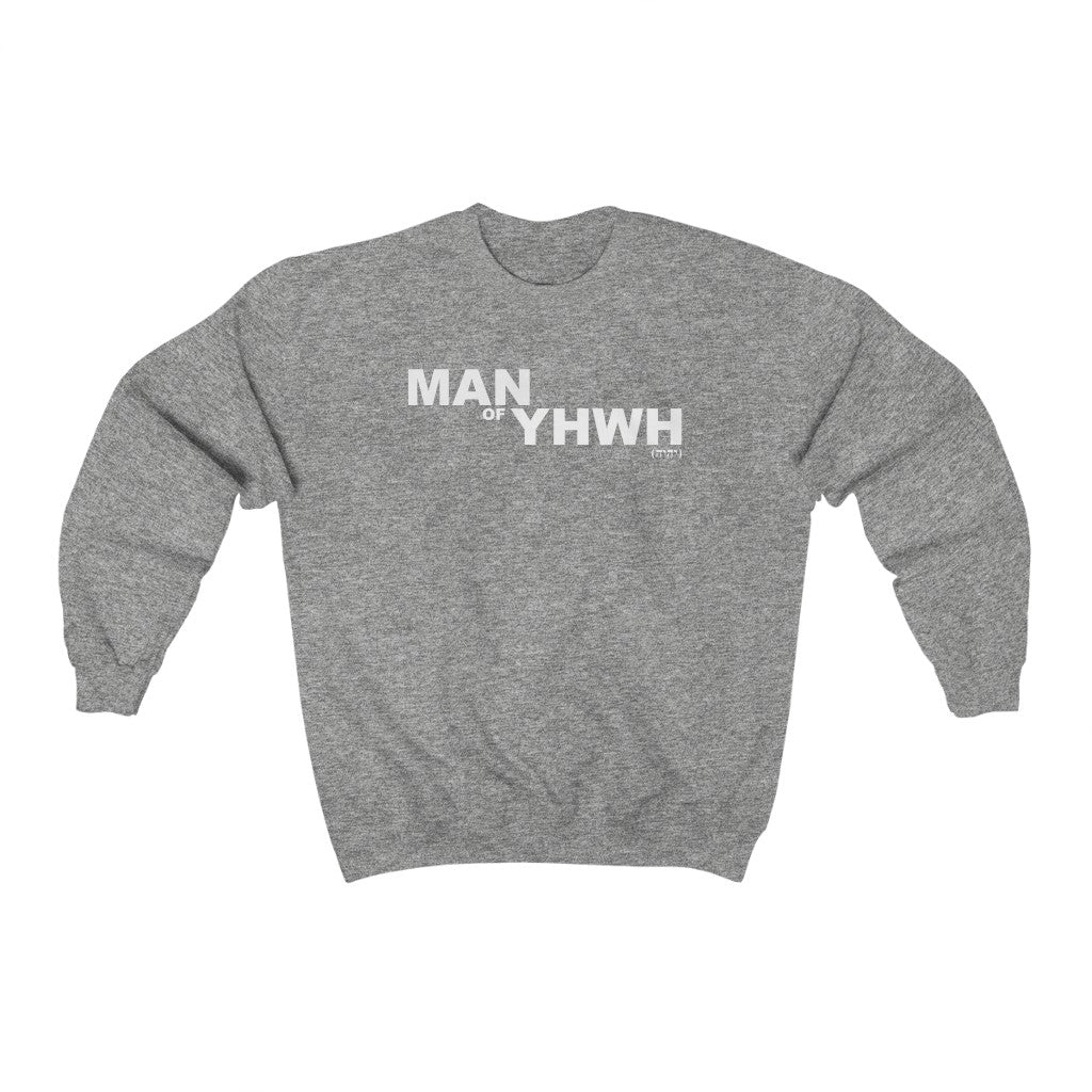 ''Man of YHWH'' Crewneck Sweatshirt - H.O.Y (Humans Of Yahweh)