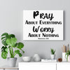 ''Philippians 4:6'' Canvas Gallery Wraps (White)