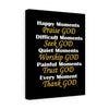 Load image into Gallery viewer, &#39;&#39;Everything GOD&#39;&#39; Canvas Gallery Wraps (black)