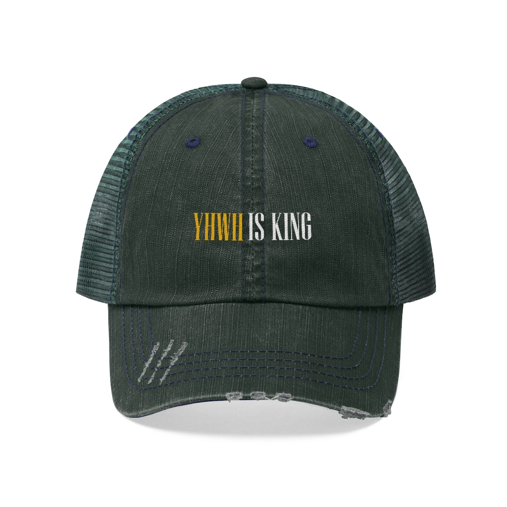 YHWH is KING Trucker Hat - H.O.Y (Humans Of Yahweh)