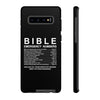 Load image into Gallery viewer, &#39;Emergency Bible Numbers&#39;&#39; Black Phone Cases