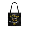 Load image into Gallery viewer, Philippians 4:13 Tote (Black)