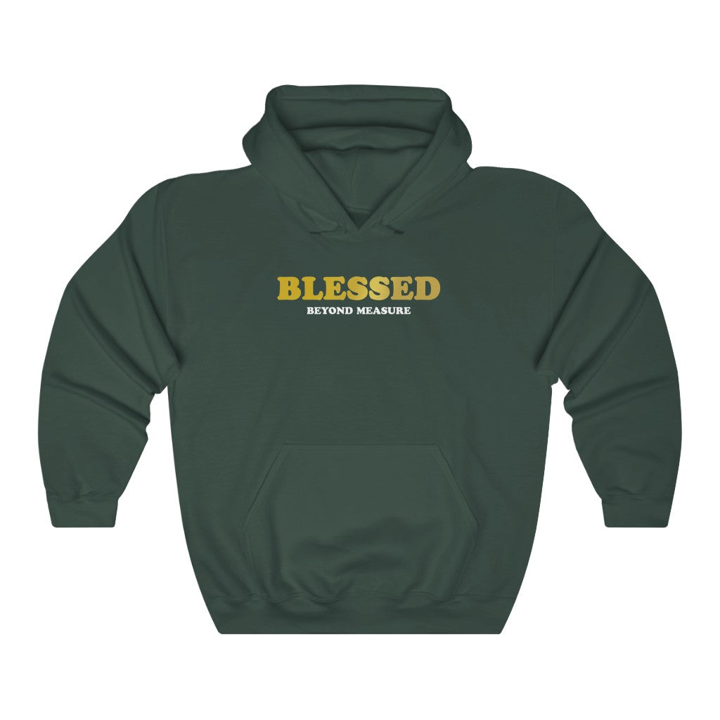 ''Blessed beyond measure'' Gold Edition Hoodie - H.O.Y (Humans Of Yahweh)
