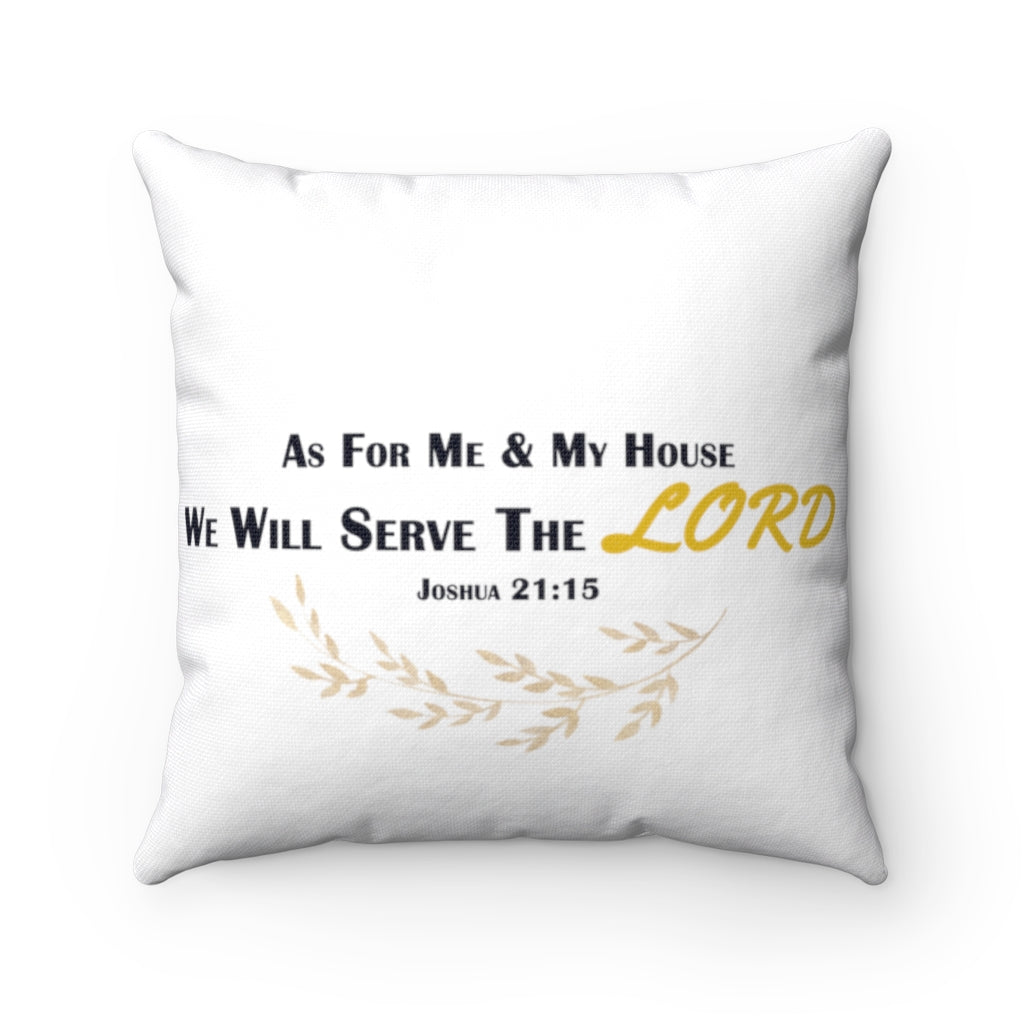 Joshua 21:15 White Pillow