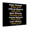 Load image into Gallery viewer, &#39;&#39;Everything GOD&#39;&#39; Canvas Gallery Wraps (black)