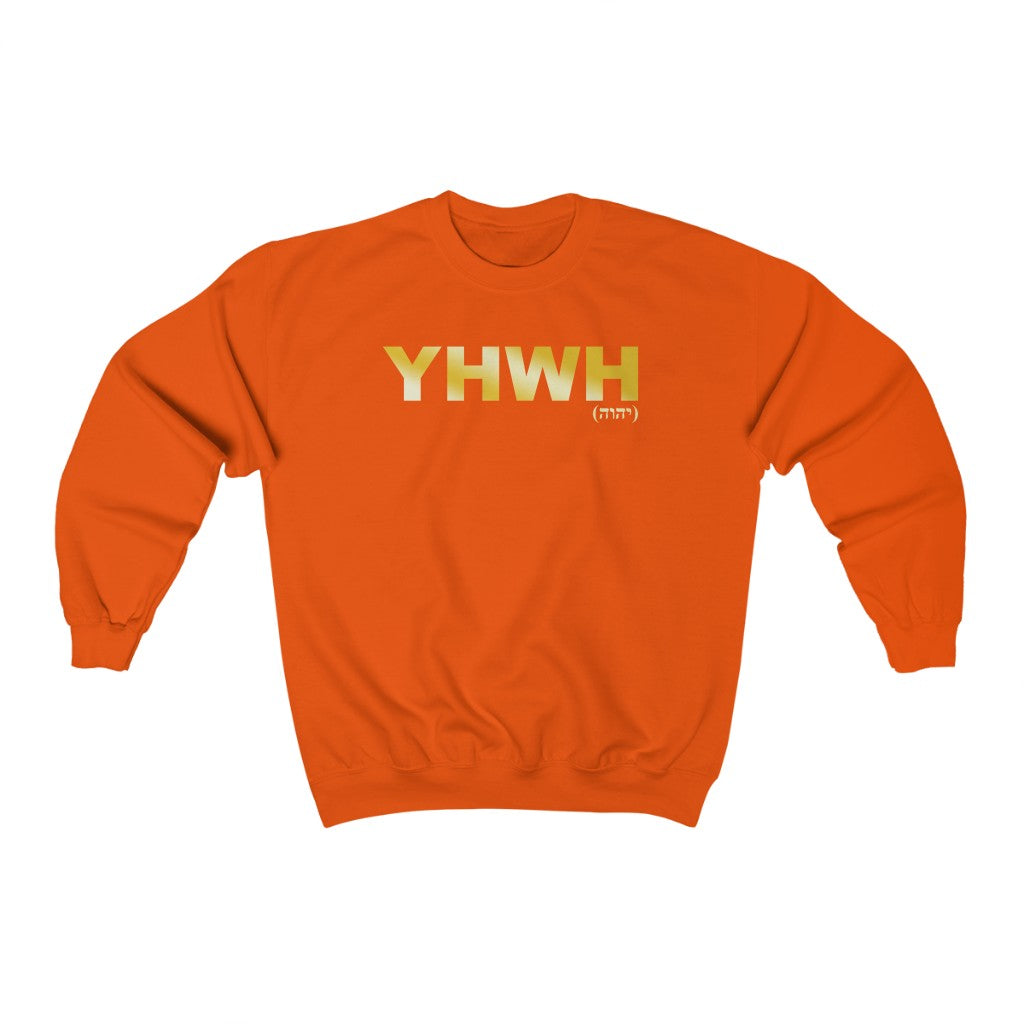 ''YHWH'' Gold Edition Crewneck Sweatshirt - H.O.Y (Humans Of Yahweh)