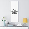 Load image into Gallery viewer, &#39;&#39;Philippians 4:6&#39;&#39; Canvas Gallery Wraps (White)